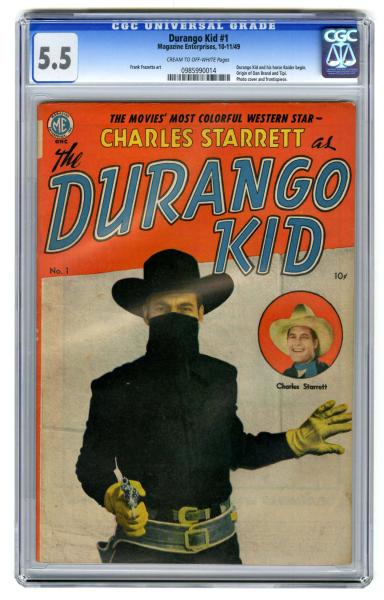 Durango Kid #1 CGC 5.5 Magazine