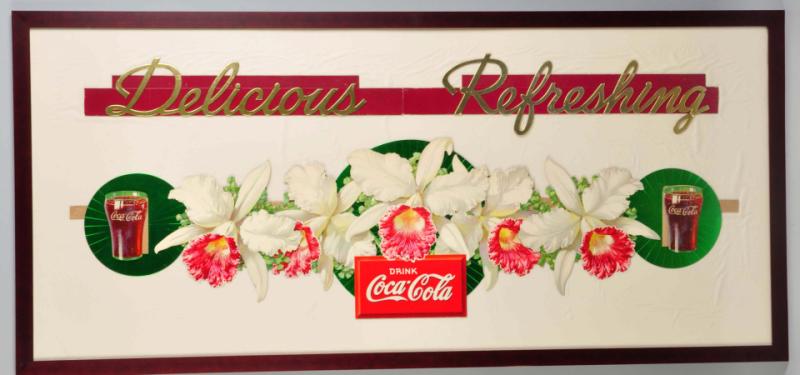 Coca-Cola Orchid Festoon. 
1939. Beautifully