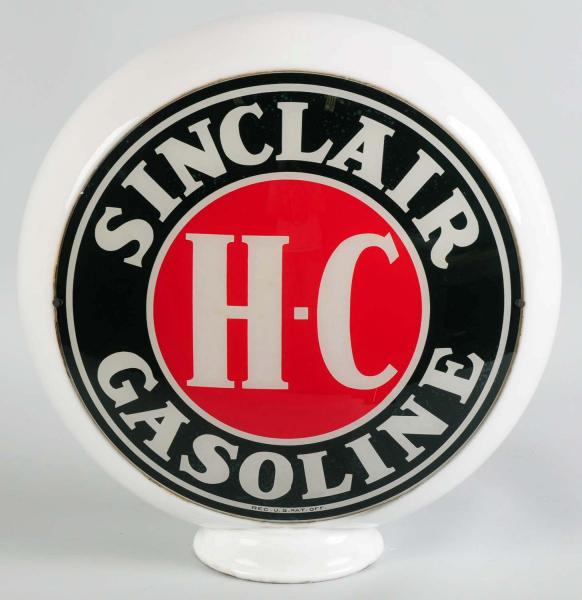 Sinclair H-C Gasoline Globe. 
1930s