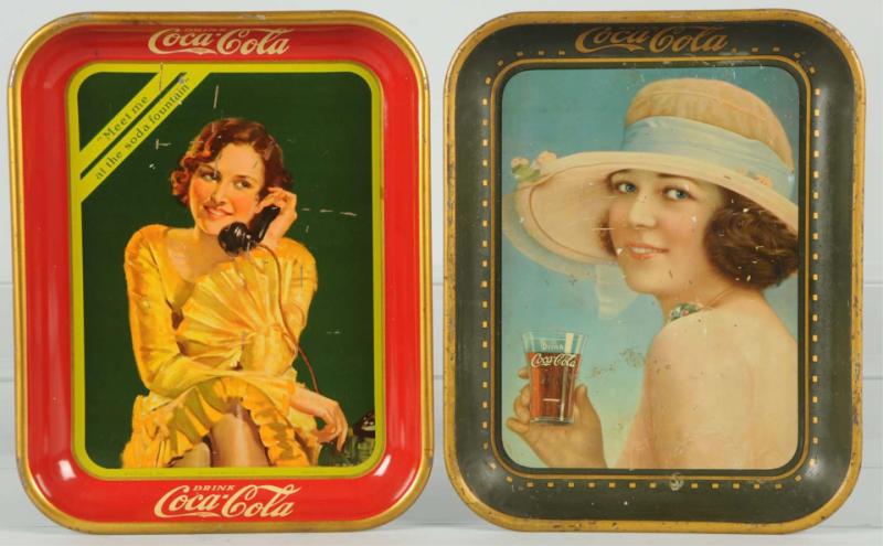 Lot of 2: Coca-Cola Serving Trays.