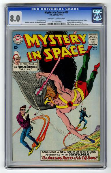 Mystery in Space #87 CGC 8.0 D.C.