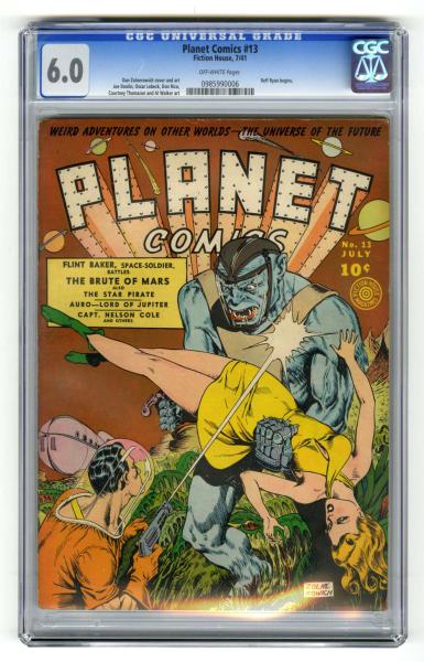 Planet Comics 13 CGC 6 0 Fiction 10dadf