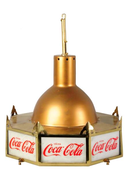 Rare Coca Cola Octagonal Lighted 10daf4