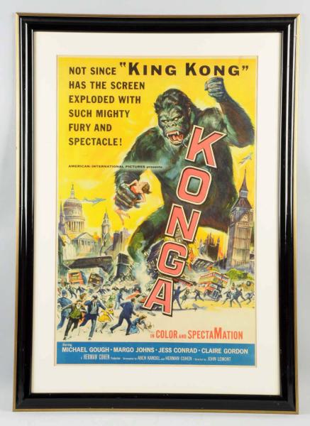 Konga Movie Poster. 
Nicely framed