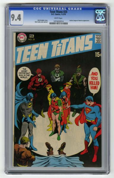 Teen Titans 25 CGC 9 4 D C Comics 10db22