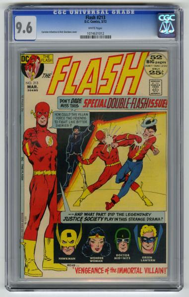 Flash #213 CGC 9.6 D.C. Comics 3/72.