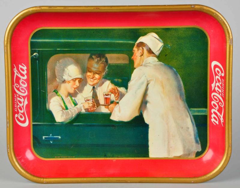 1927 Coca-Cola Serving Tray. 
Some