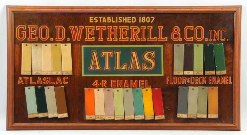 George Wetherill Atlas Paint Sample 10db4f