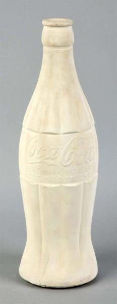 Chalkware Coca-Cola Bottle. 
1930s.