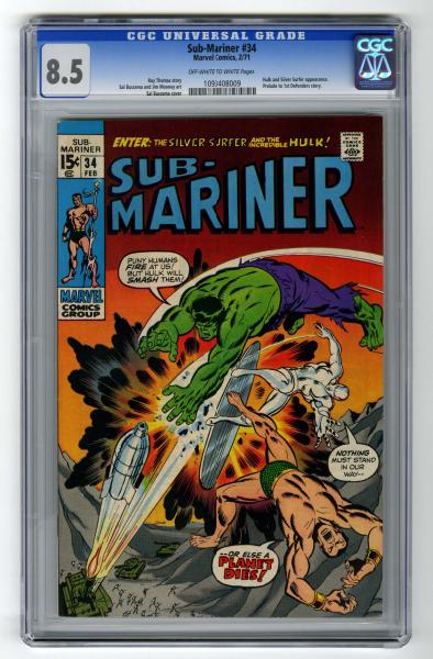 Sub-Mariner #34 CGC 8.5 Marvel Comics