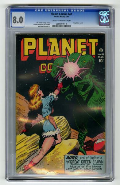 Planet Comics 47 CGC 8 0 Fiction 10db64