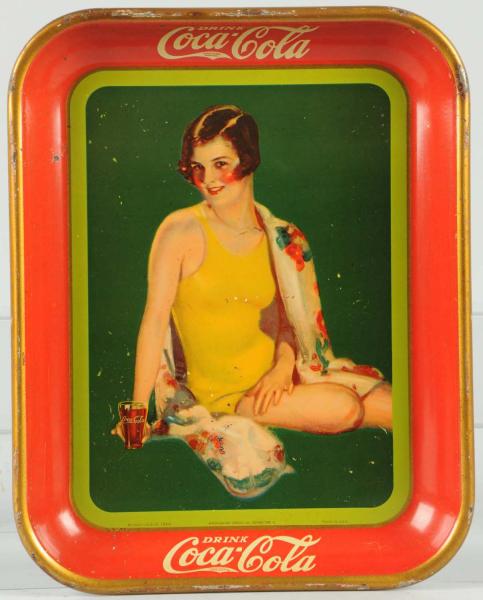 1929 Coca-Cola Serving Tray. 
Soda