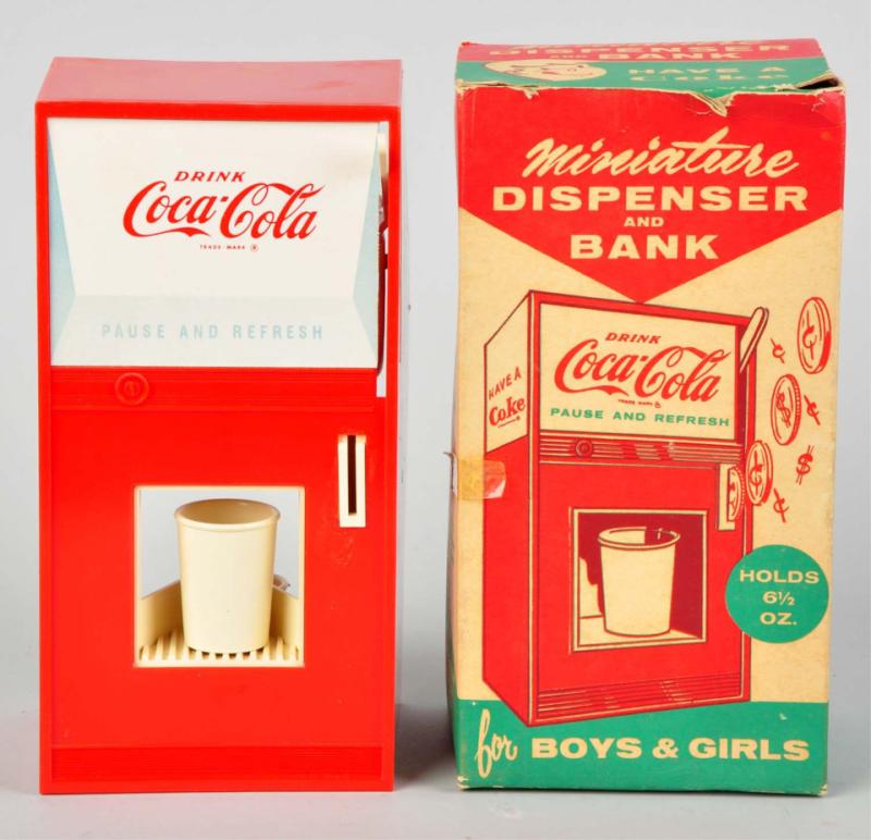 Coca-Cola Miniature Dispenser &