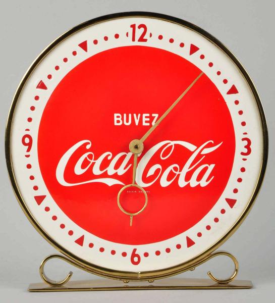 Unusual Coca-Cola Clock. 
1940s