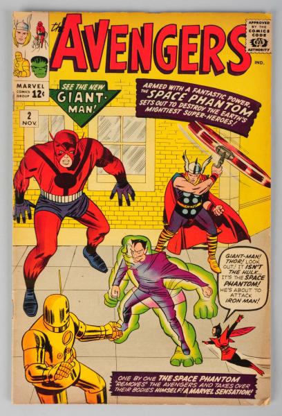 Avengers #2 Silver Age Comic Book.