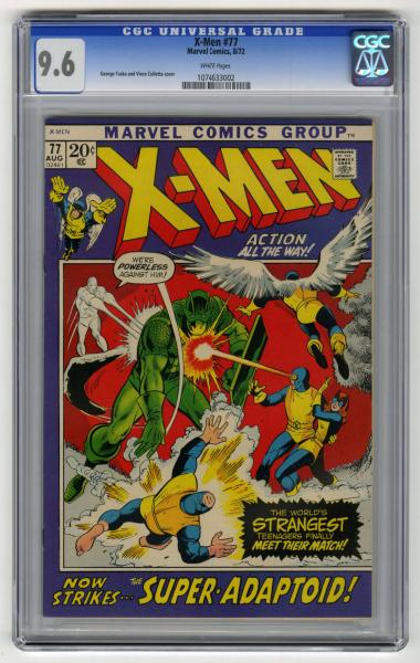 X-Men #77 CGC 9.6 Marvel Comics 8/72.