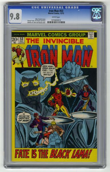 Iron Man#53 CGC 9.8 Marvel Comics