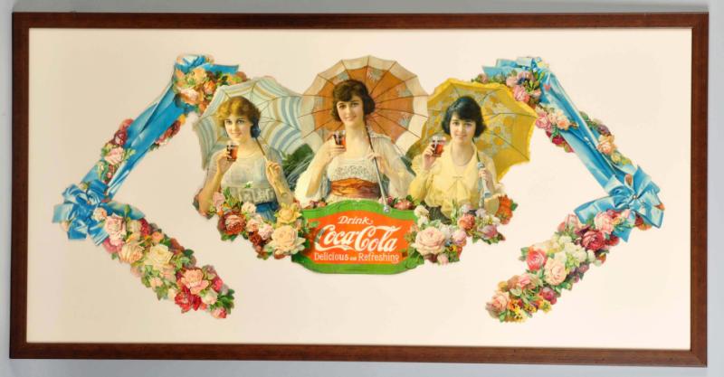 Coca-Cola Umbrella Girls Festoon. 
Circa