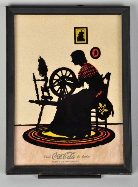 1936 Coca-Cola Calendar Sign. 
Distributed