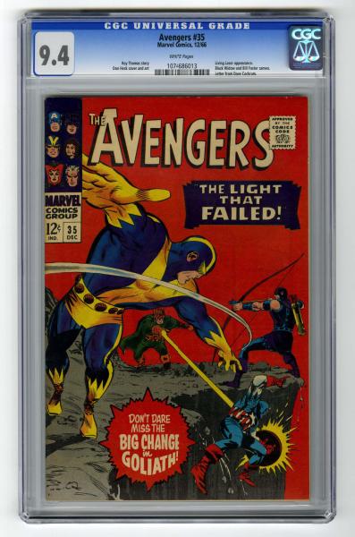 Avengers #35 CGC 9.4 Marvel Comics 12/66.