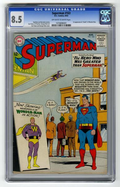 Superman #163 CGC 8.5 D.C. Comics