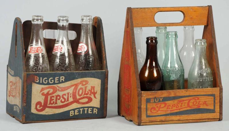 Lot of 2 Pepsi Cola Carriers with 10dc0f