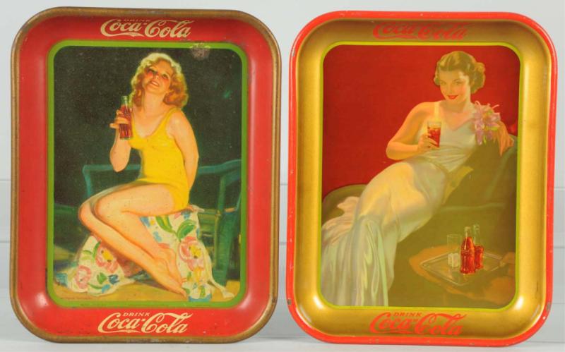 Lot of 2: Coca-Cola Serving Trays.