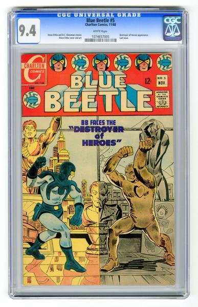 Blue Beetle #5 CGC 9.4 Charlton