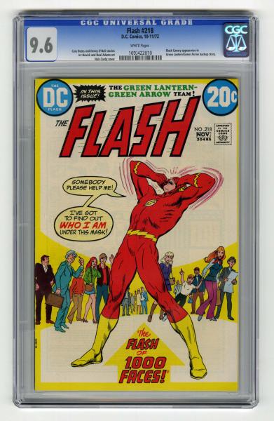 Flash #218 CGC 9.6 D.C. Comics 10-11/72.