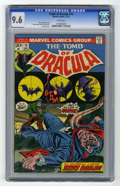 Tomb of Dracula 15 CGC 9 6 Marvel 10dc5a