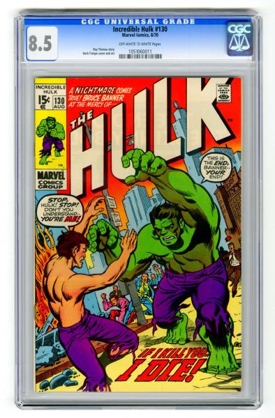 Incredible Hulk 130 CGC 8 5 Marvel 10dc56