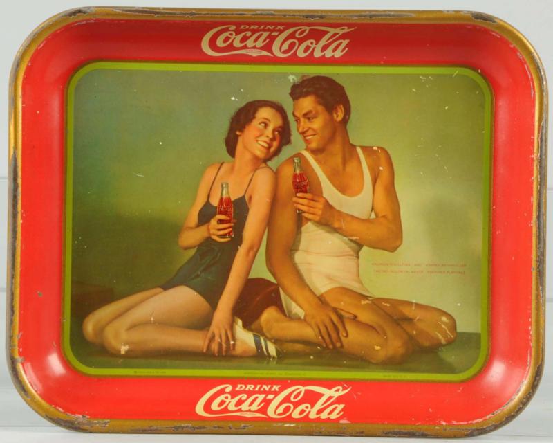 1934 Coca Cola Serving Tray Some 10dc6f