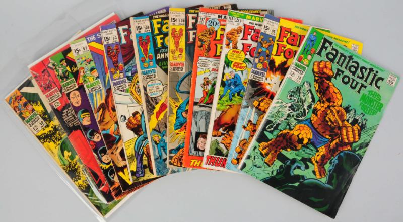 Lot of 10 1960s 70s Marvel Comic 10dc77