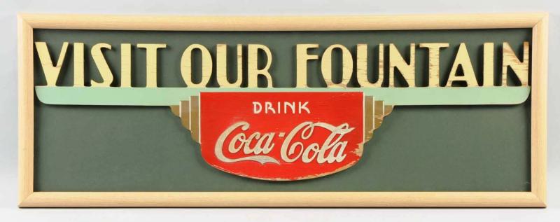 Rare Coca-Cola Kay Displays Sign.