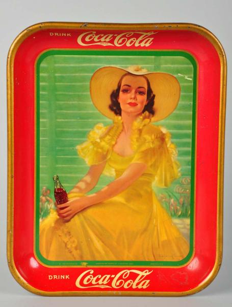 1938 Coca Cola Serving Tray Very 10dcb3