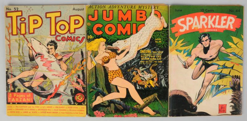 Lot of 3 1940s Tarzan Jungle 10dcbd