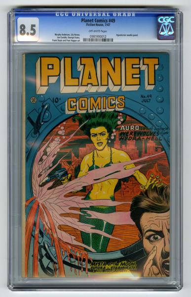 Planet Comics #49 CGC 8.5 Fiction House