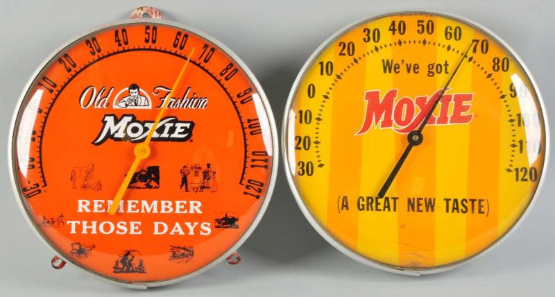 Lot of 2 Moxie Dial Thermometers  10dcb8