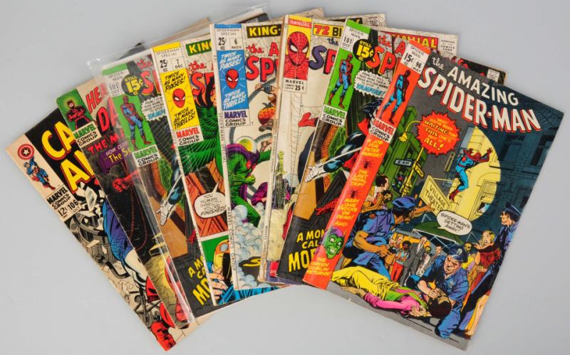 Lot of 8 1960s 70s Marvel Comic 10dcbb