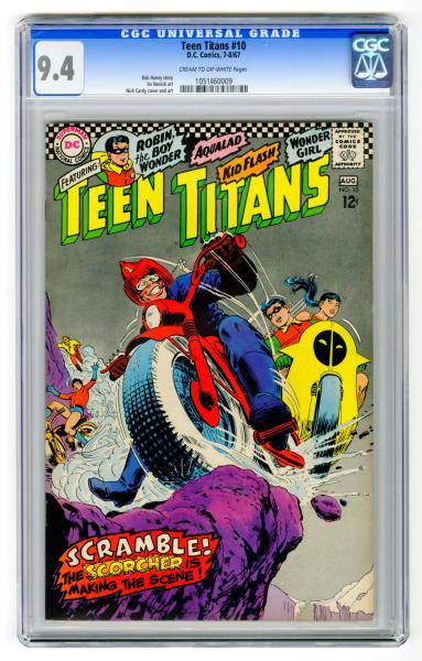 Teen Titans #10 CGC 9.4 D.C. Comics