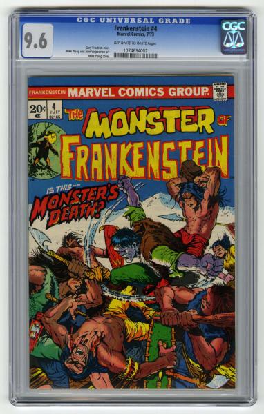 Frankenstein 4 CGC 9 6 Marvel 10dce1