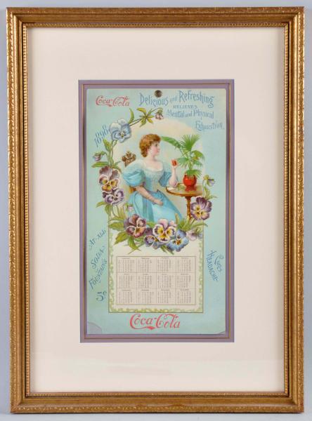 Extremely Rare 1898 Coca Cola Calendar  10dcf2