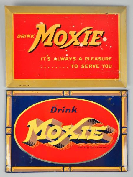 Lot of 2: Tin over Cardboard Moxie