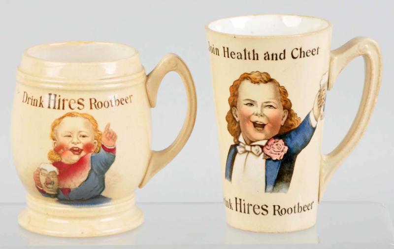 Lot of 2: Hire's Root Beer Mugs.