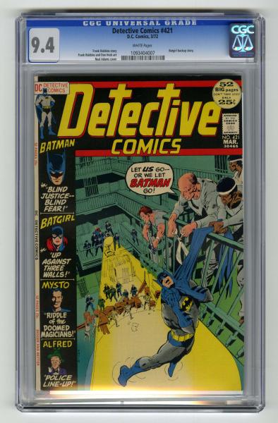 Detective Comics 421 CGC 9 4 D C  10dd04