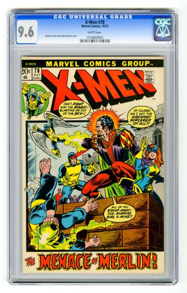 X-Men #78 CGC 9.6 Marvel Comics 10/72.