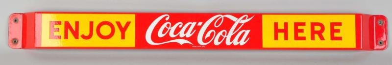 Porcelain Coca Cola Door Push  10dd17