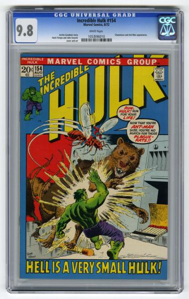 Incredible Hulk #154 CGC 9.8 Marvel