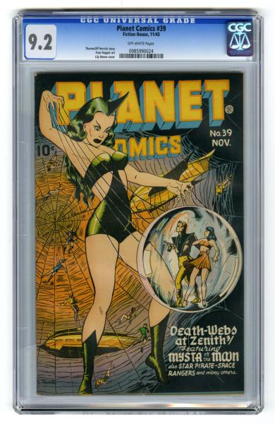 Planet Comics #39 CGC 9.2 Fiction