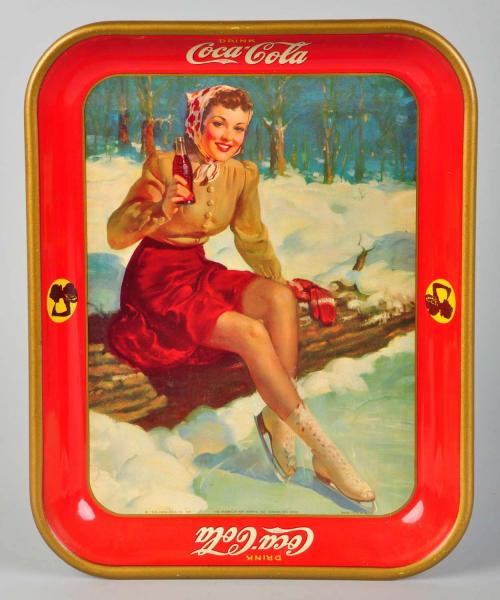 1941 Coca Cola Serving Tray Great 10dd37